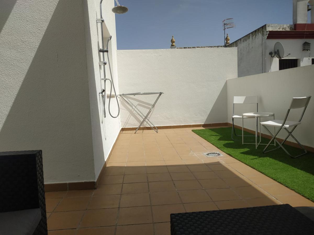 Apartamento ÁTICO EN EL CENTRO, terraza 20 m2, garaje, Wi-Fi, AC Sanlúcar de Barrameda Exterior foto